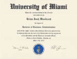 Buy diploma_University of Miami degree_how to buy a fake MBA degree