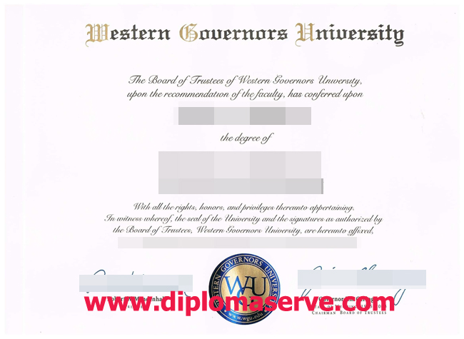 Western Governors University degree