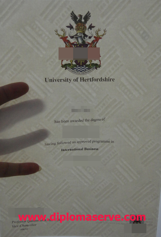University of Hertfordshire degree