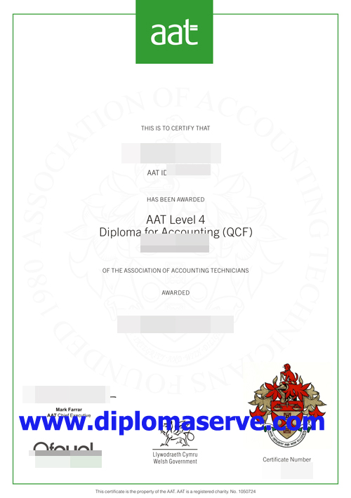AAT certificate