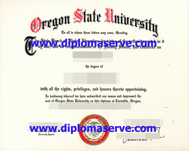 Oregon state university degree