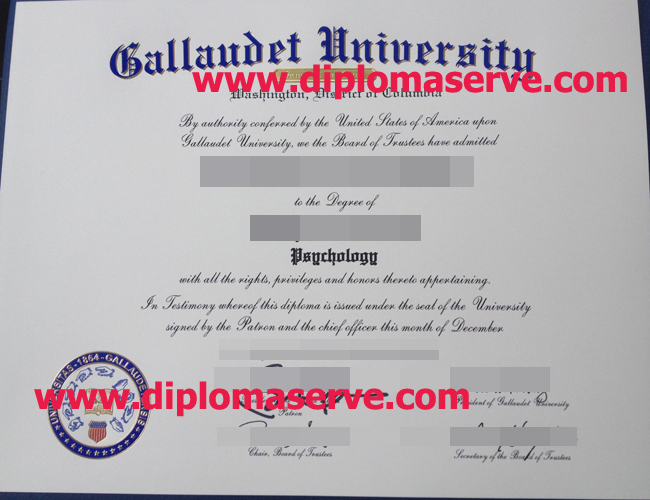 Gallaudet University degree