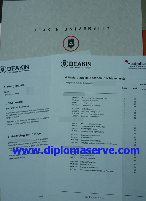 deakin university degree