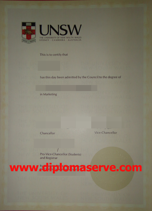 University of New South Wales degree