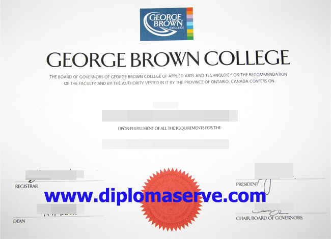 George brown college degree