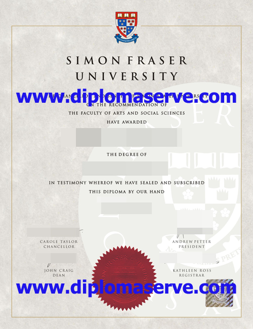Simon Fraser university degree