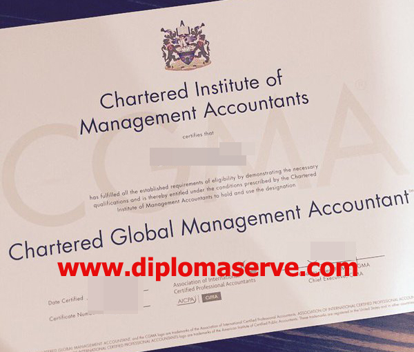 Chartered Global Management Accountant certificate / CGMA