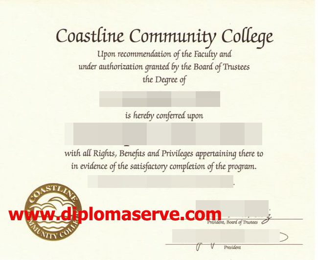 coastline community college degree