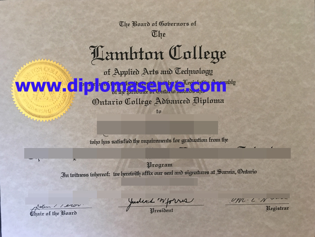 Lambton College degree