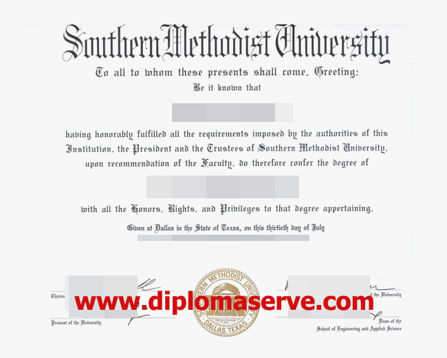 Southern methodist university degree