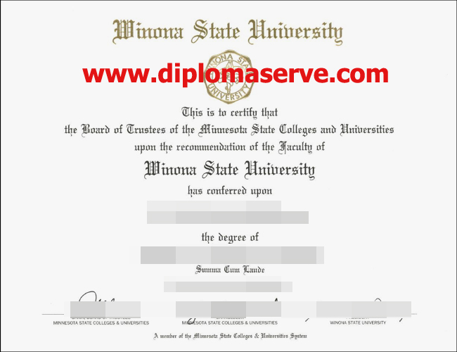 Winona State University degree