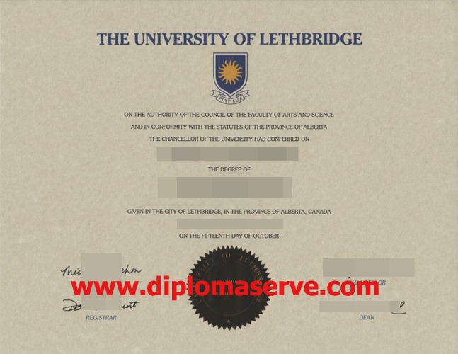 University of Lethbridge degree